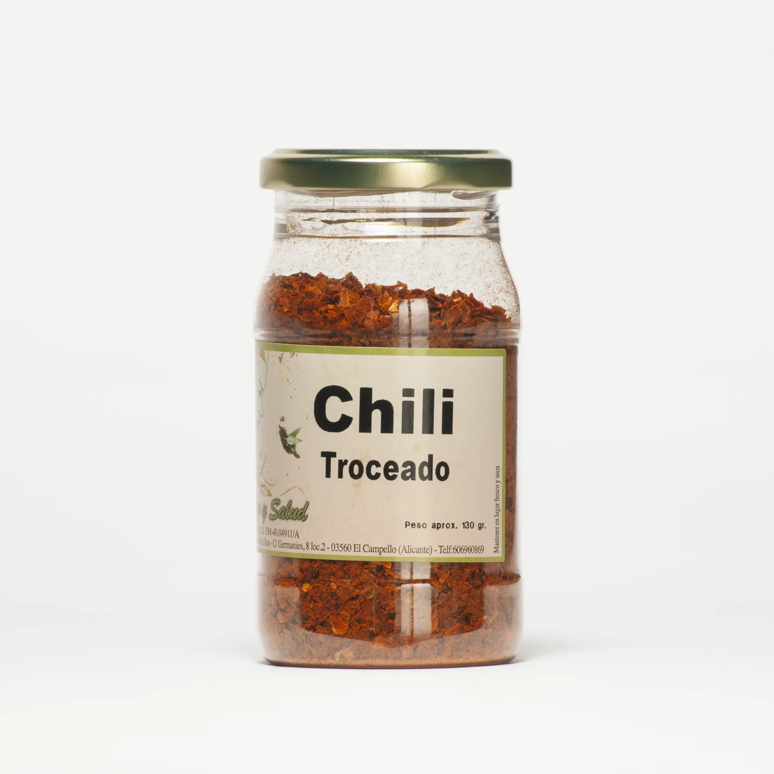 Chili troceado