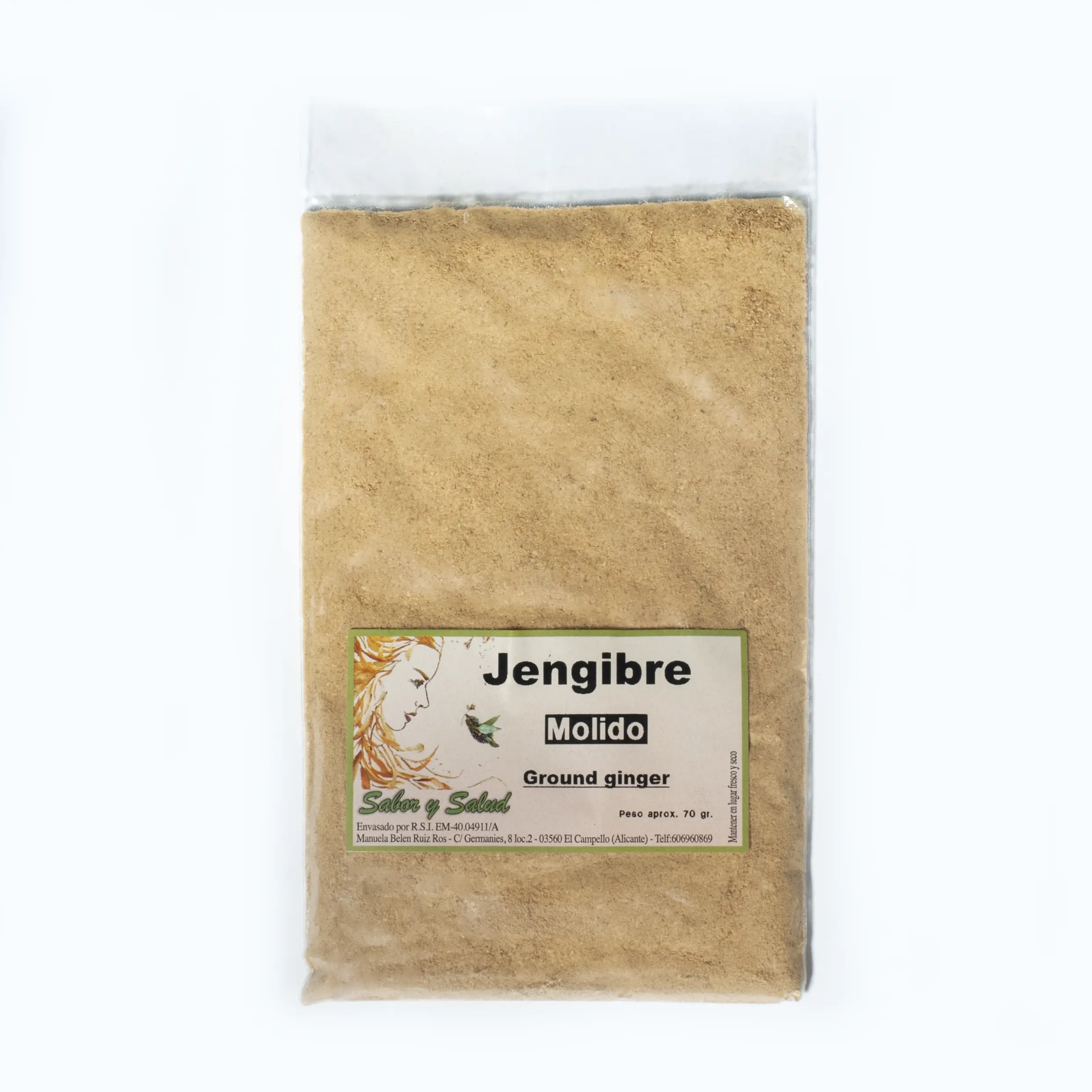 Jengibre molido