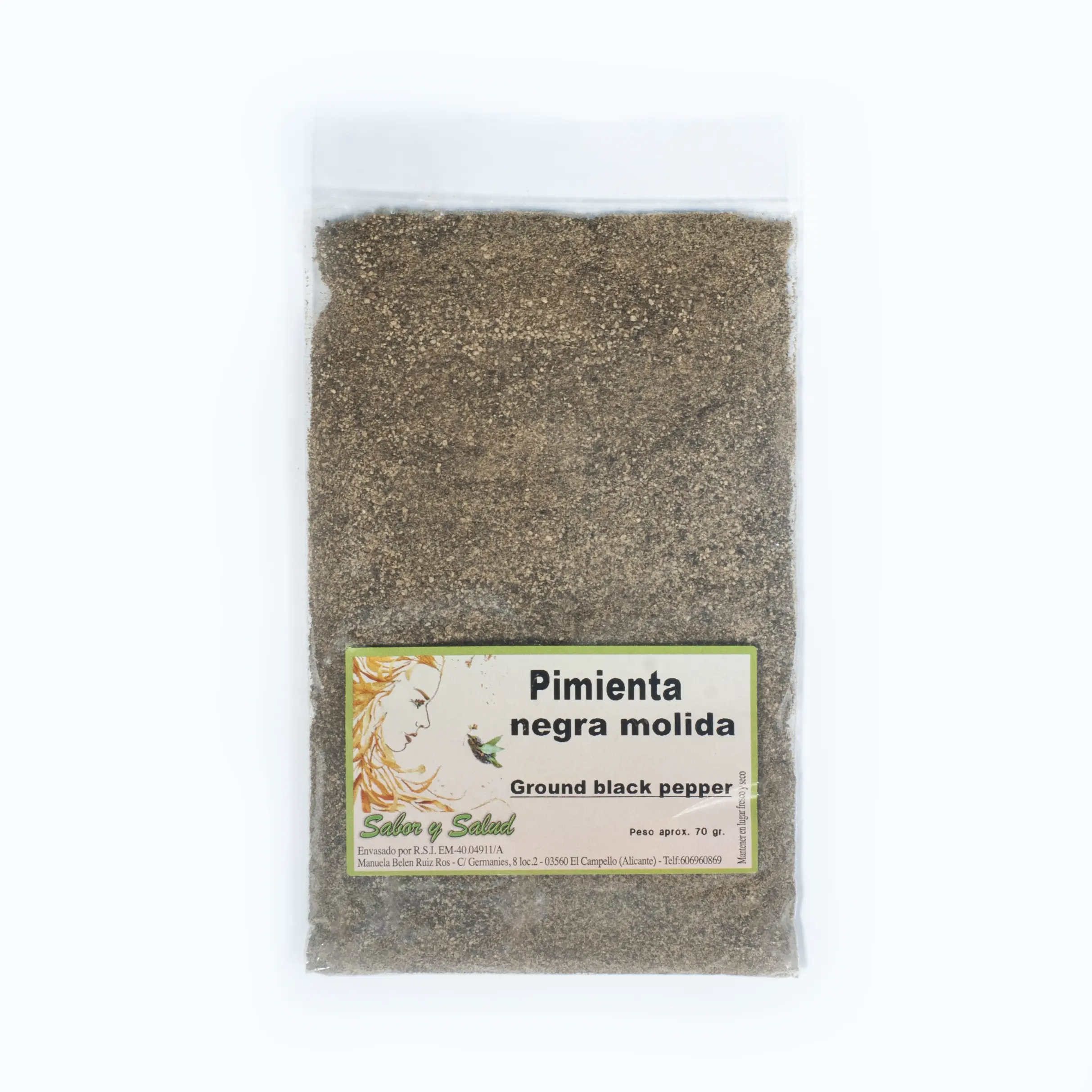 Pimienta negra molida